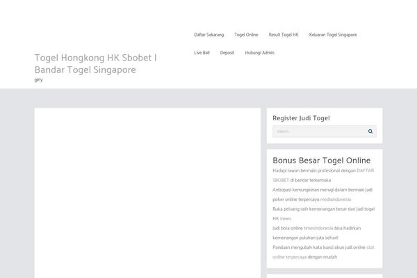 Zita theme site design template sample