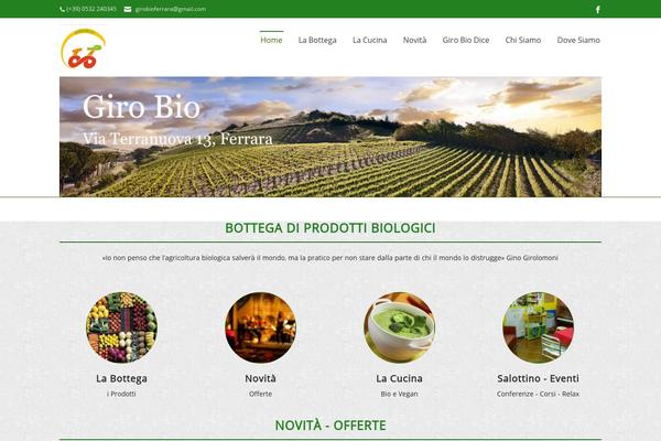 girobio.it site used Gardeniapro
