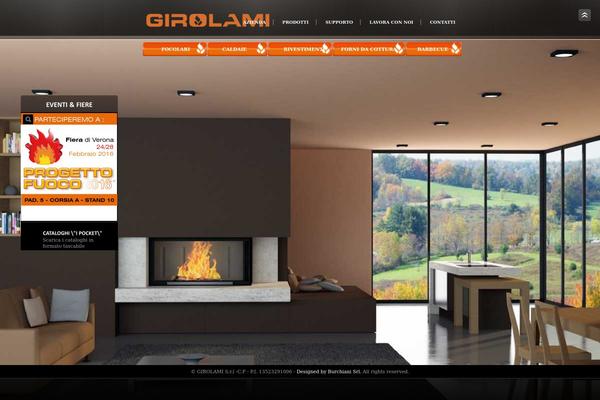 Fullscreen theme site design template sample