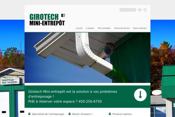 Stack theme site design template sample
