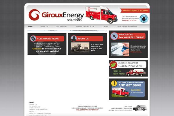 giroux theme websites examples