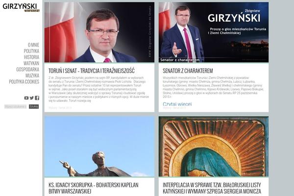 Ubergrid theme site design template sample