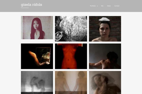 Portfolio Press theme site design template sample