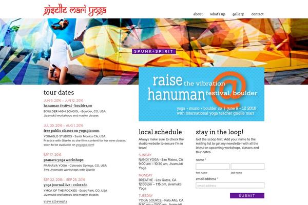 gisellemariyoga.com site used Connect_theme
