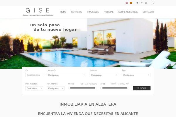 gisespain.com site used Hometown-theme