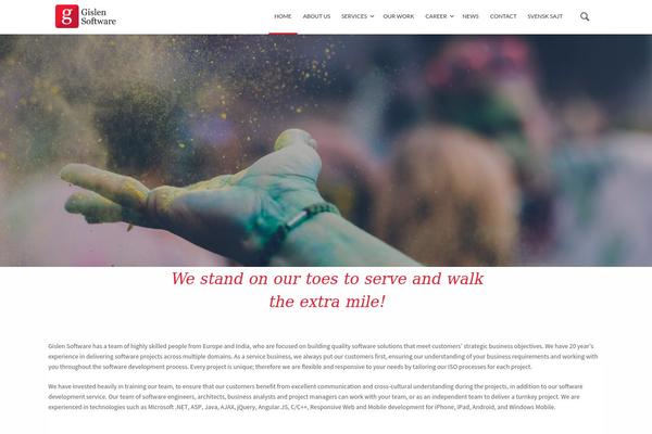 Alpina theme site design template sample