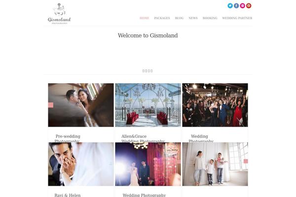 Slate theme site design template sample