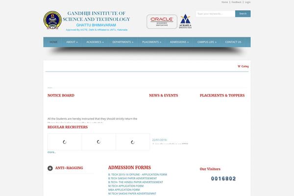 Grand College theme site design template sample