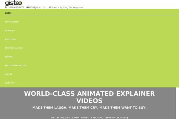 Site using Go_portfolio plugin