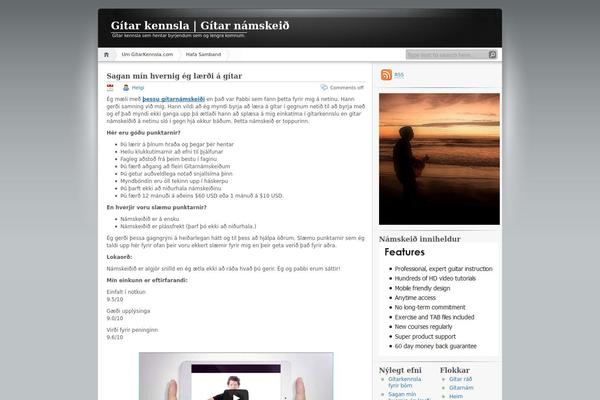 iNove theme site design template sample