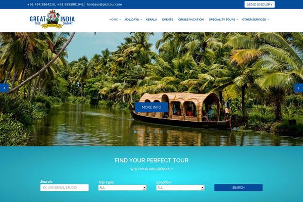 Site using Wp-travel plugin