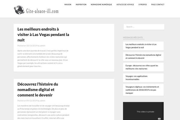 Bloggist theme site design template sample