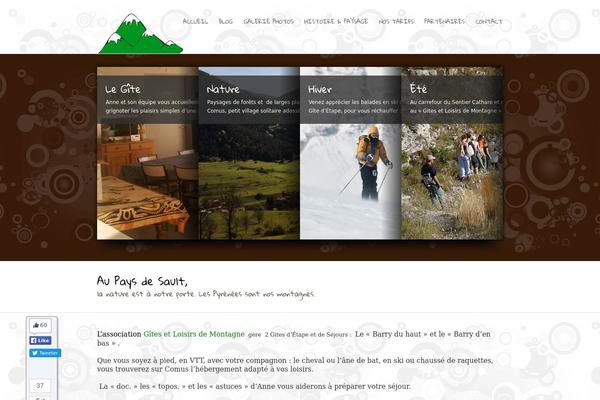 Mandrake theme site design template sample
