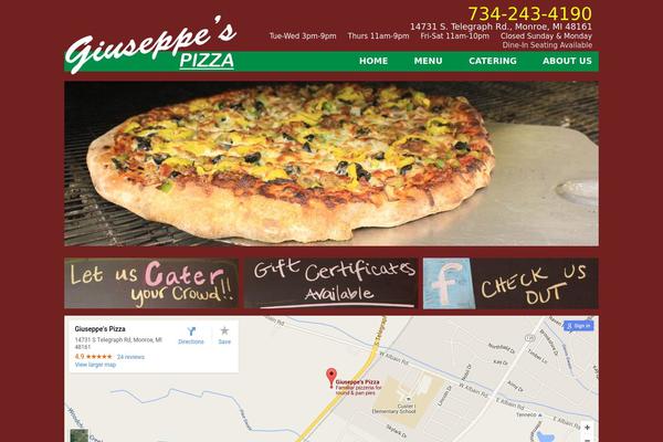 giuseppe-pizza.com site used Giuseppes