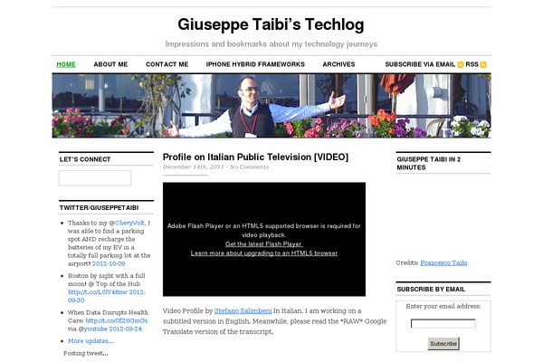 Cutline 3 Column Split theme site design template sample
