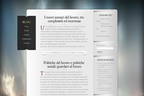 giusimiccoli.com site used Memoir