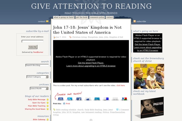 Disciple theme site design template sample