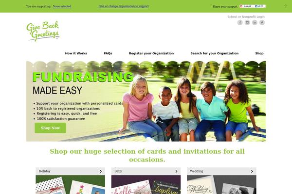 givebackgreetings.com site used Greetings