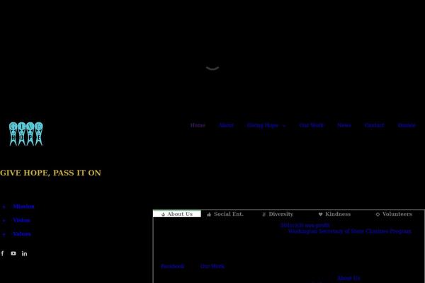 givebackhope.org site used Givebackhope