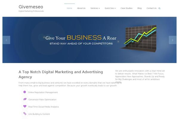 Ample theme site design template sample