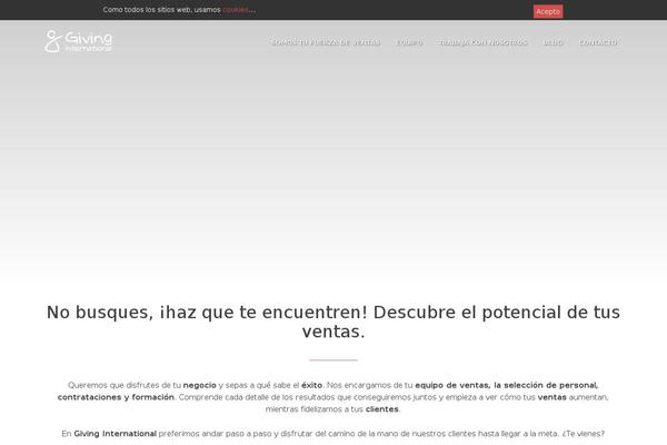 givinginternational.es site used Tgconstructor