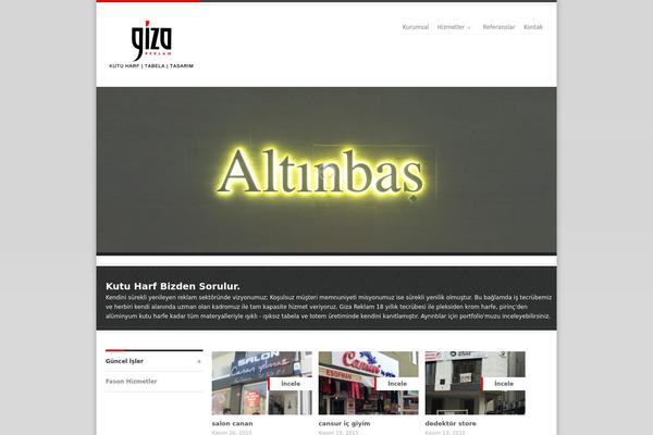 gizareklam.com site used Wp-eltorn