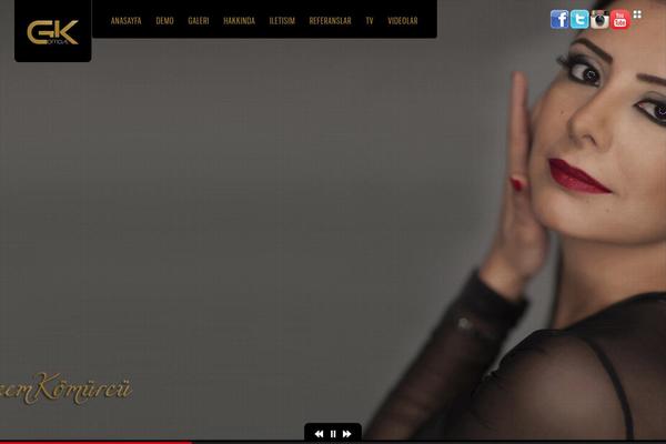 DK theme site design template sample