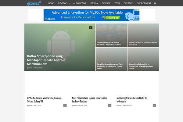 NewsMag theme site design template sample