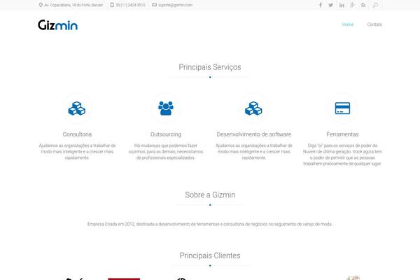 Xenia theme site design template sample