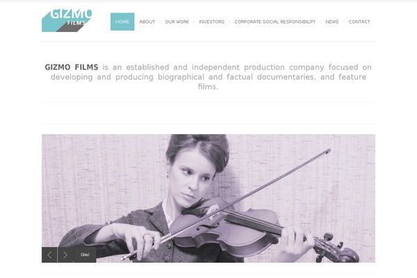Bigbang theme site design template sample