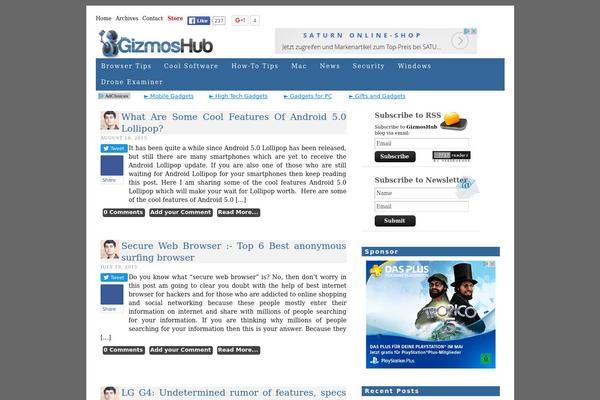 Thesis 1.8 theme site design template sample