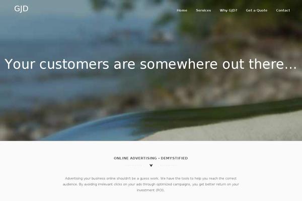 Sensible WP theme site design template sample