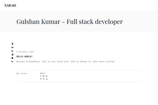 Site using Tablesome plugin