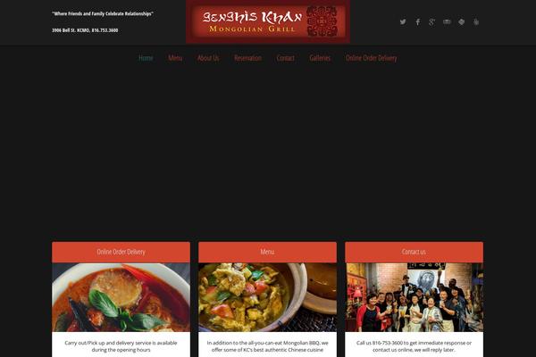 Linguini theme site design template sample