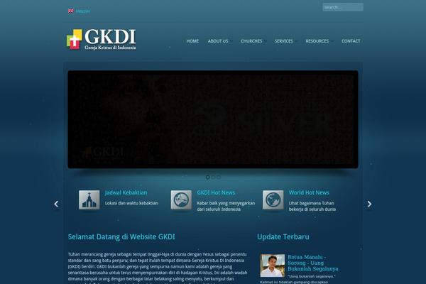 Radiance theme site design template sample