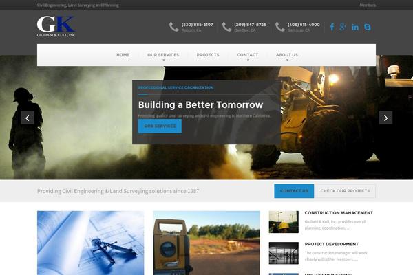 BuildPress theme site design template sample