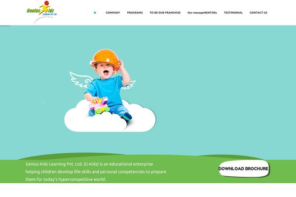 Kidscare theme site design template sample