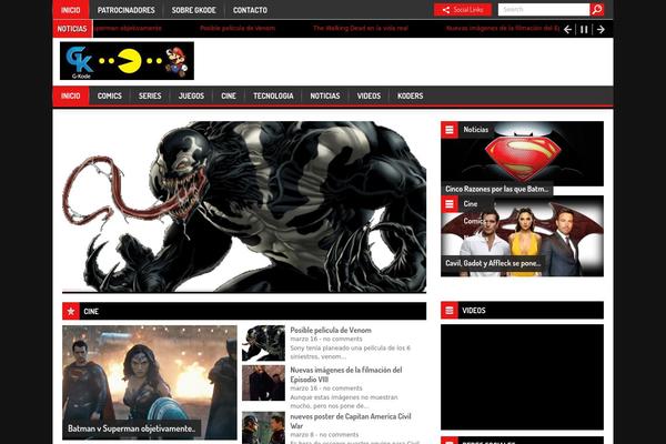 Alegria theme site design template sample
