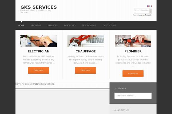 Streamline Pro theme site design template sample