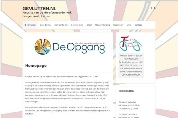 Semplicemente theme site design template sample