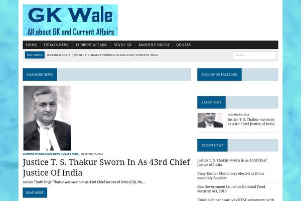 MH Newsdesk theme site design template sample