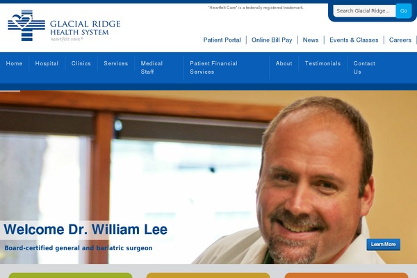 glacialridge.org site used Grhs