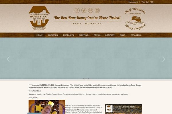glaciercountyhoney.com site used Twentytwentyfour