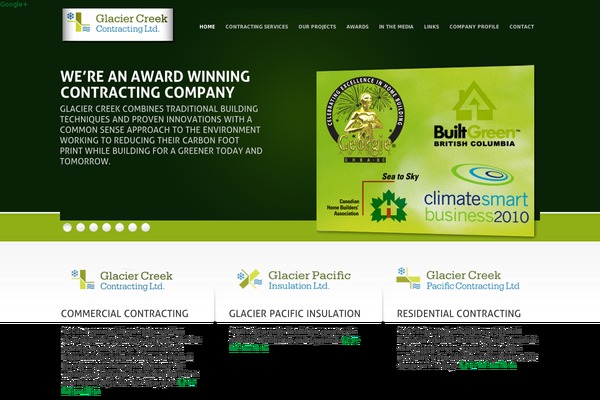 glaciercreek.com site used Exiria