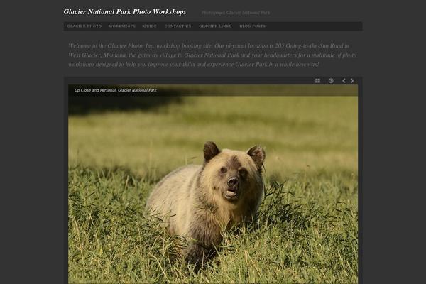 Photo-workshop theme site design template sample