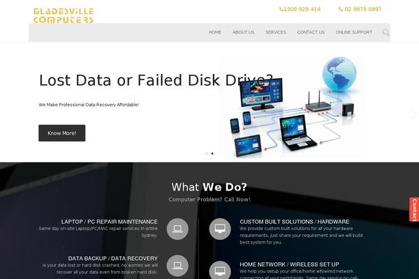 Site using TAB SLIDE plugin