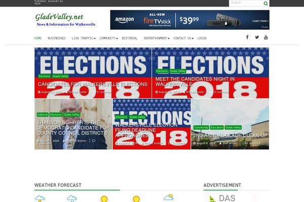 SuperNews theme site design template sample