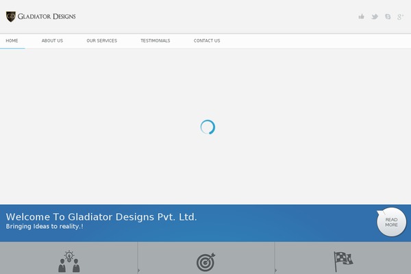 Circles theme site design template sample