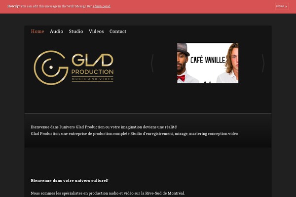 Live theme site design template sample