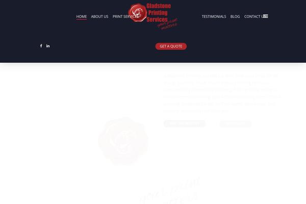 gladstoneprinting.com.au site used Gladstone_print